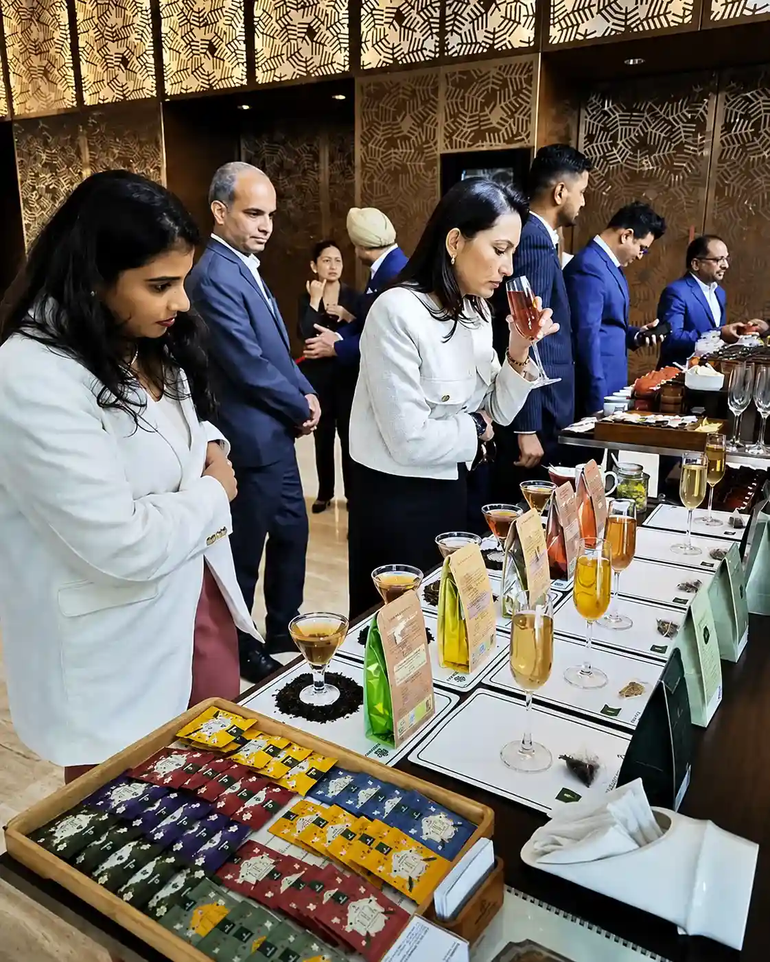 Corporate photography — Business exhibition product demonstration photo