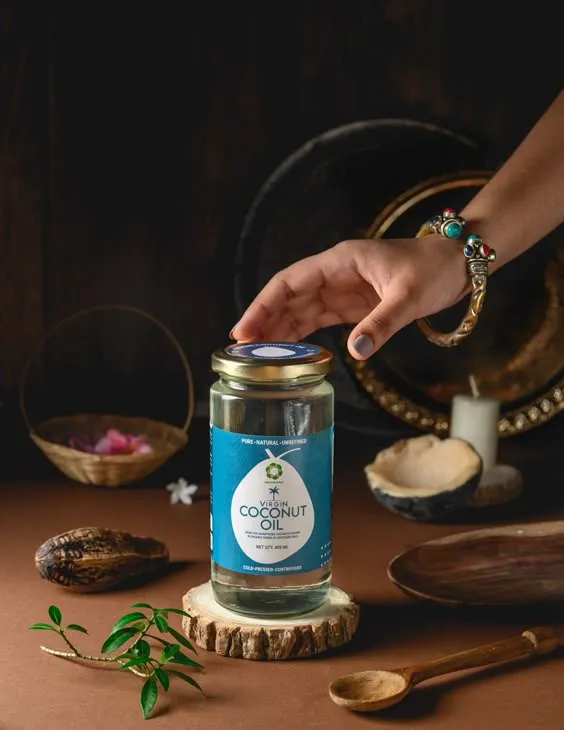Product photography — Coconut oil product photography